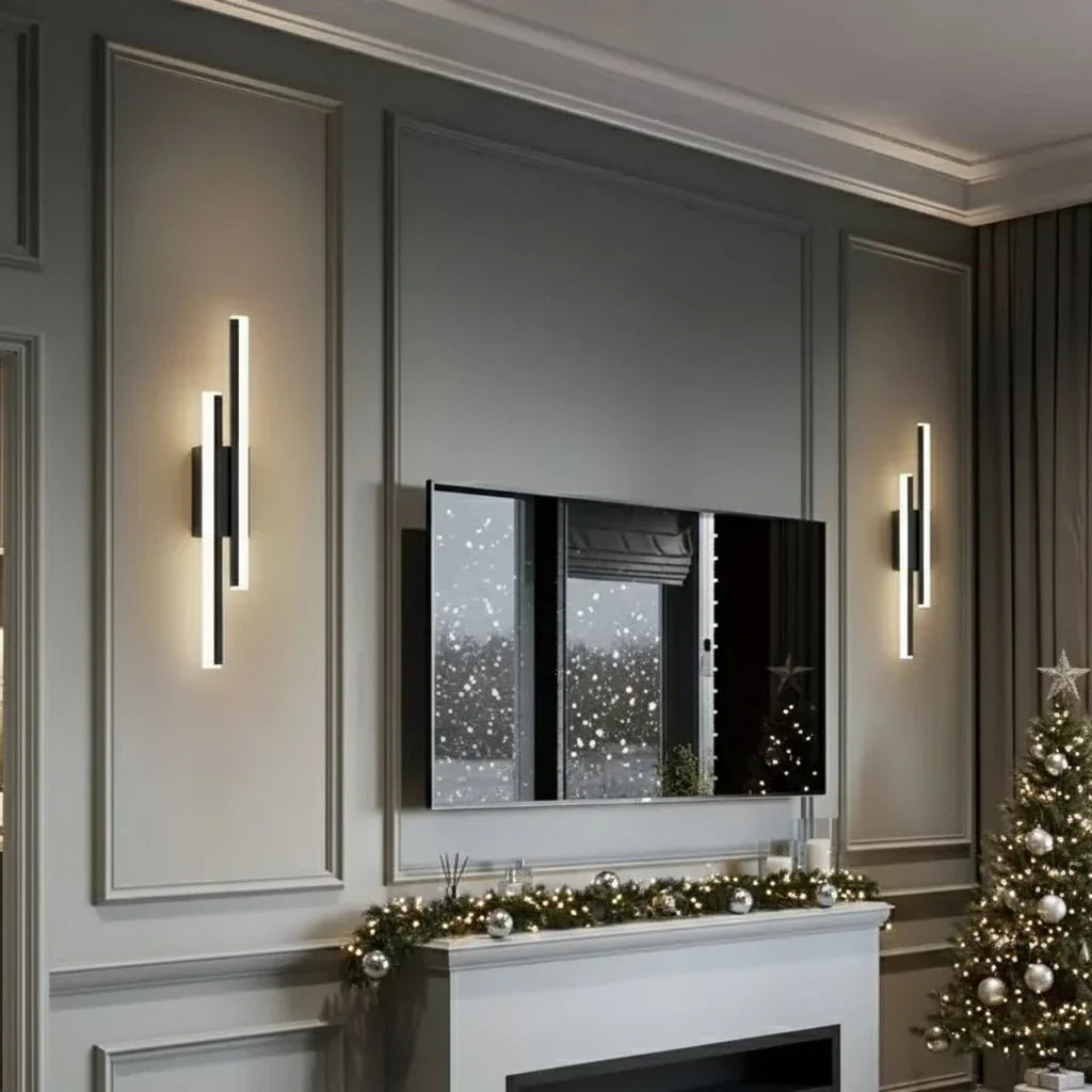 Moderni LED-seinävalaisin, jossa on 3 värilämpötilaa - Fioriscas
