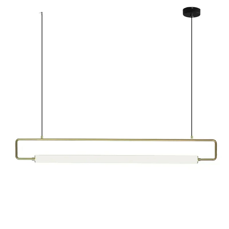 Lámpara colgante LED Lunara de metal pintado, dorado o negro