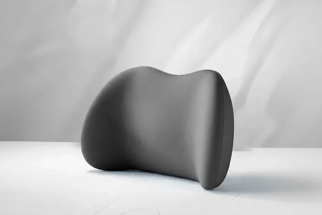 Almofada lombar ergonómica de espuma viscoelástica para carros, cadeiras e camas, com capa amovível | Fioriscas