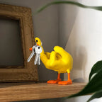 Marvento Resin Duck Figurine for Indoor & Outdoor Display, 6.1 In