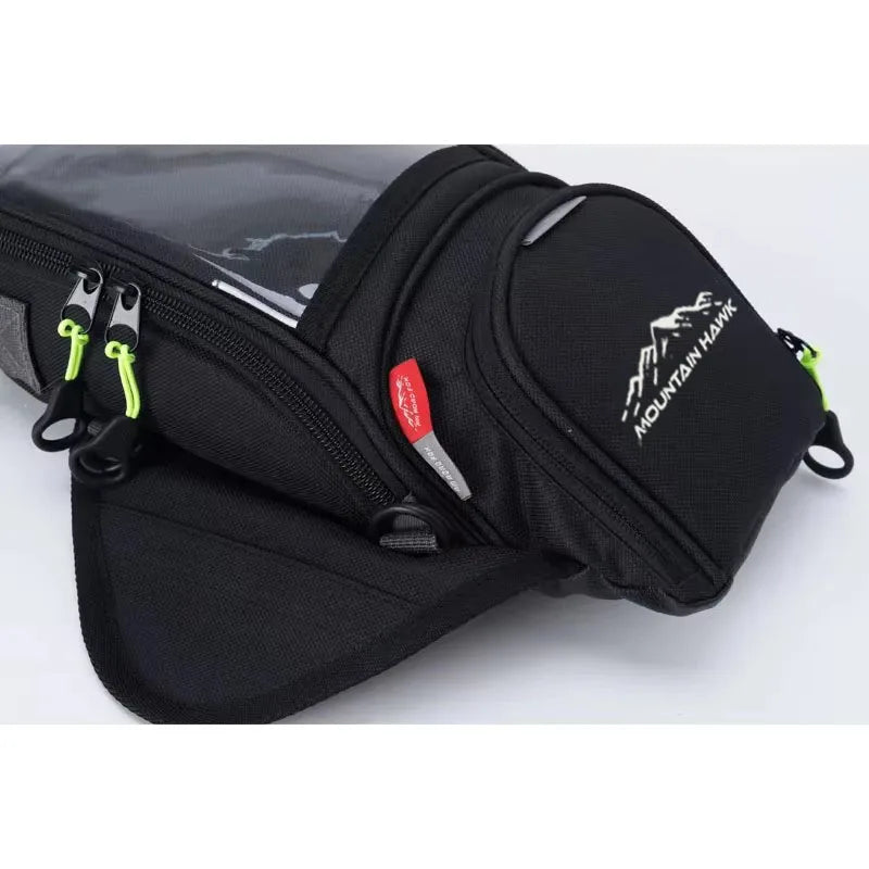 Saco para depósito de motociclo com janela tátil para navegação e armazenamento | Fioriscas