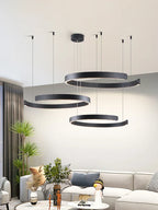 AerisGlow Rund LED Loftslampe, Dæmpbar Multi-Ring Design
