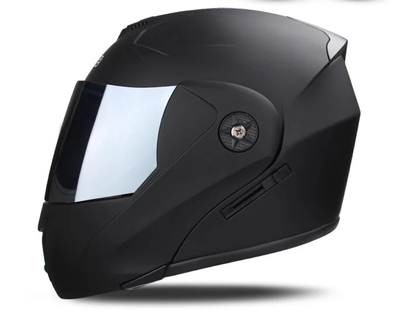 Modułowy kask motocyklowy z podwójną szybą, certyfikowany DOT | Fioriscas