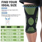Active Knee Compression Sleeve For All Day Fast Relief And Support | Fioriscas