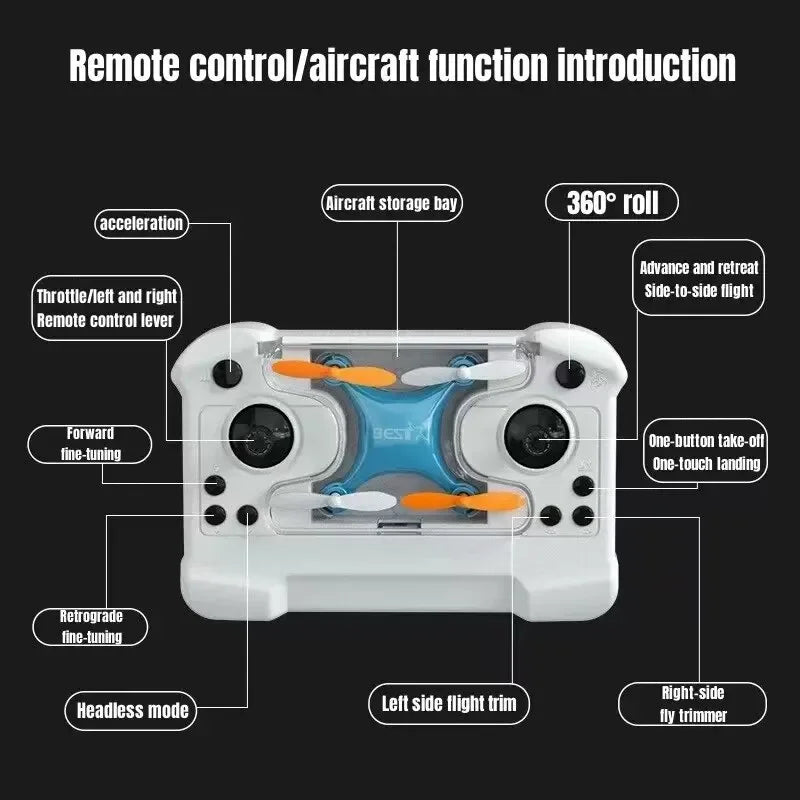 Ultra-Portable Mini Quadcopter Drone
