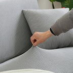 Stretchy Sofa Slipcover, Non-Slip Fit For 1 To 4 Seat Couches, Machine Washable