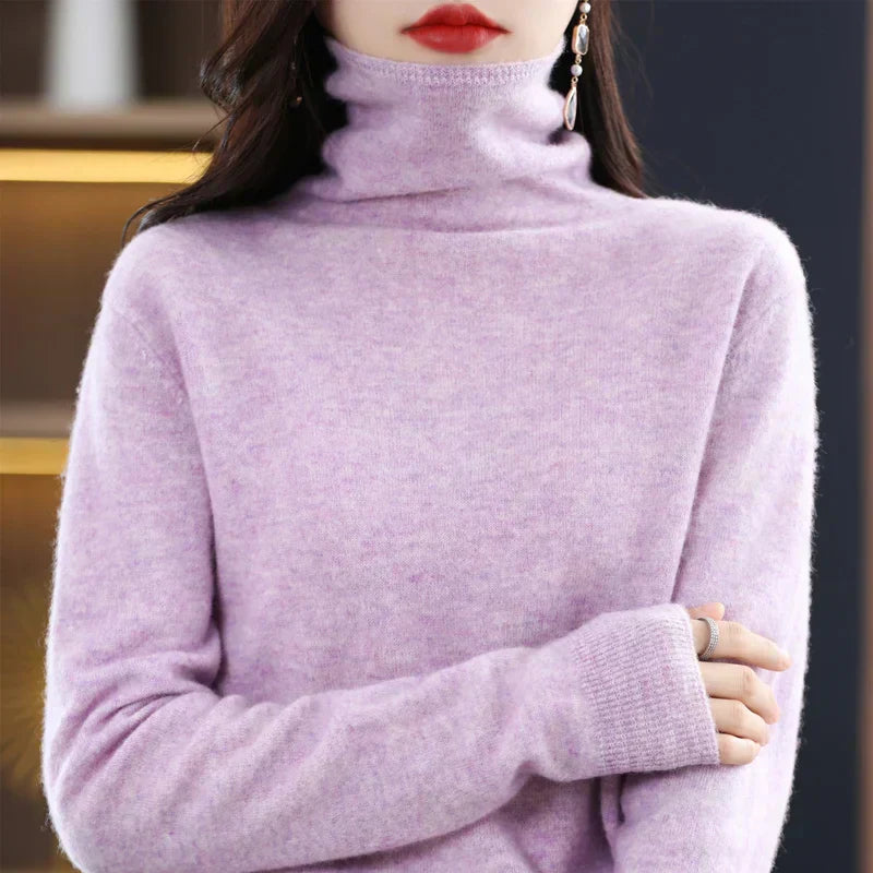 Dámský pulovr z merino vlny, Aurelia Luxe Classic Knit
