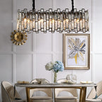 K9 Crystal Chandelier, Kylar Arden Collection With Dimmable LED