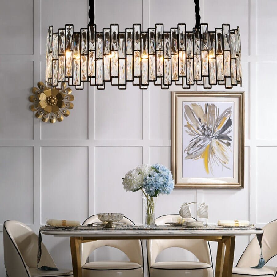 K9 Crystal Chandelier, Kylar Arden Collection With Dimmable LED