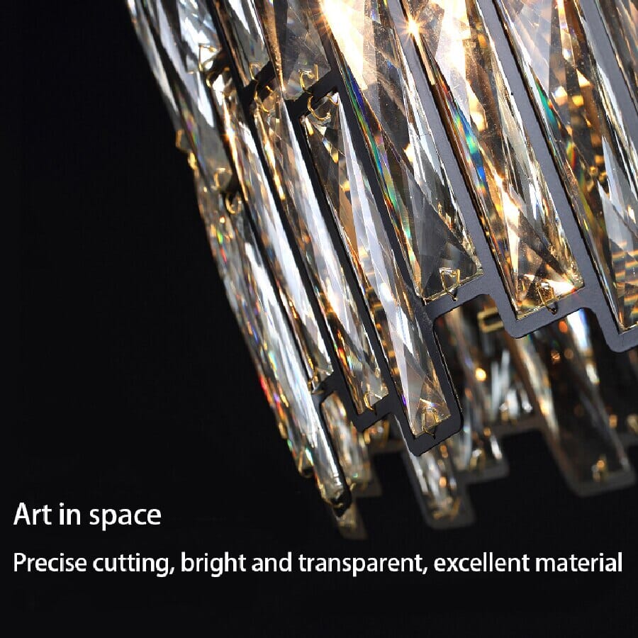 K9 Crystal Chandelier, Kylar Arden Collection With Dimmable LED
