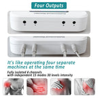 4-Channel Rechargeable EMS Massager With 30 Intensity Levels, 15 Modes