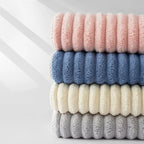 Quick Absorption Coral Plush Towel