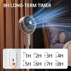 Cordless Oscillating Air Circulation Fan With Remote And Timer For Home Office | Fioriscas