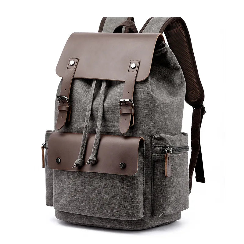 Batoh Ridgewell Vintage Canvas s kapsami proti krádeži, 20–35 l