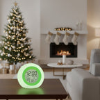Children's Alarm Clock with 7-Color Night Light & Snooze Function for Healthy Sleep Behavior - Fioriscas