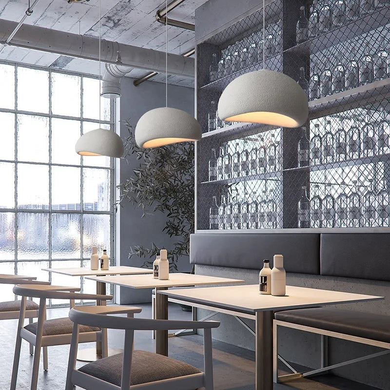 Nordisk wabi-sabi-pendel, justerbar ophængslængde, fire diametre