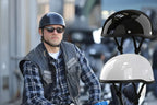 Vintage Retro Half-Face Motorcycle Helmet | Fioriscas