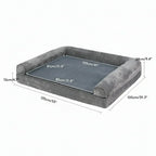 Cuccia ortopedica per cani in memory foam con copertura idrorepellente e comfort morbido - Fioriscas