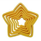 Kerstkoekjesvormpjes, set van 6, voor koekjes en gebak - Fioriscas
