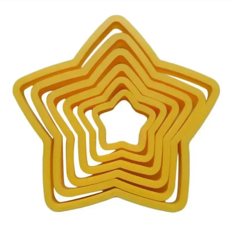 Kerstkoekjesvormpjes, set van 6, voor koekjes en gebak - Fioriscas