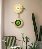 Liora Glass Wall Sconce, E27 LED Light for Bedrooms & Hallways