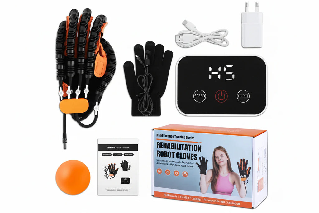 Finger Mobility Glove With Solo Valve Control And Mirror Sync Mode