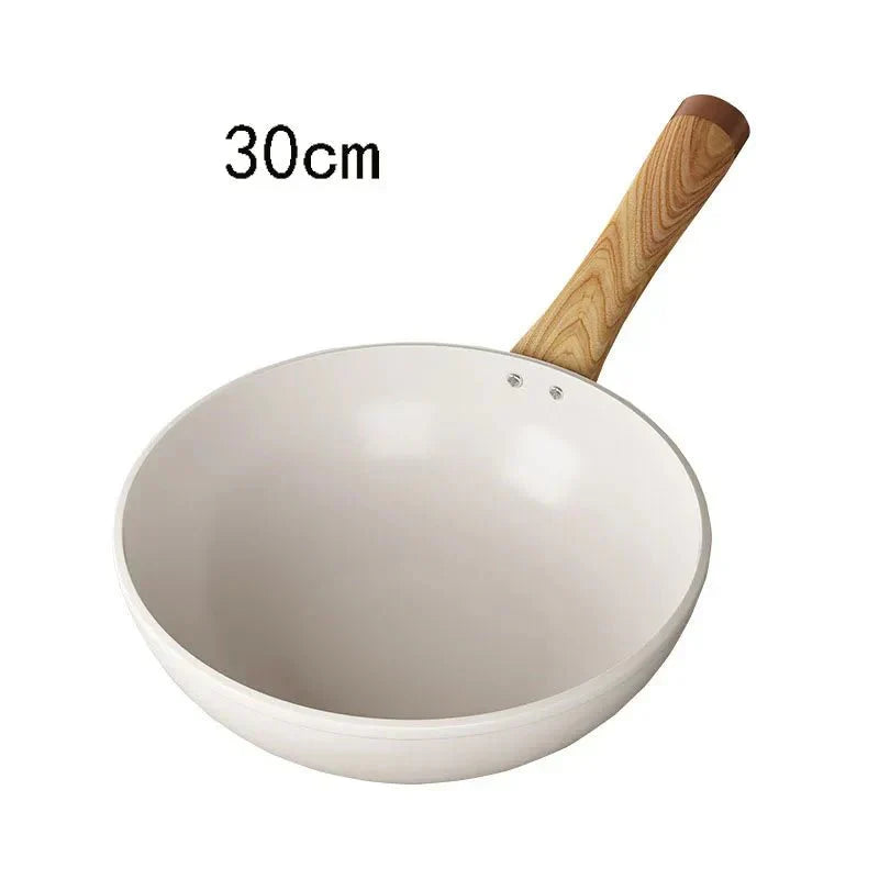 30 cm keramisk non-stick-stekpanna med djupt format för gas- och induktionsspisar - Fioriscas