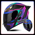 Modular Full-Face Motorcycle Helmet with Dual Visor | Fioriscas