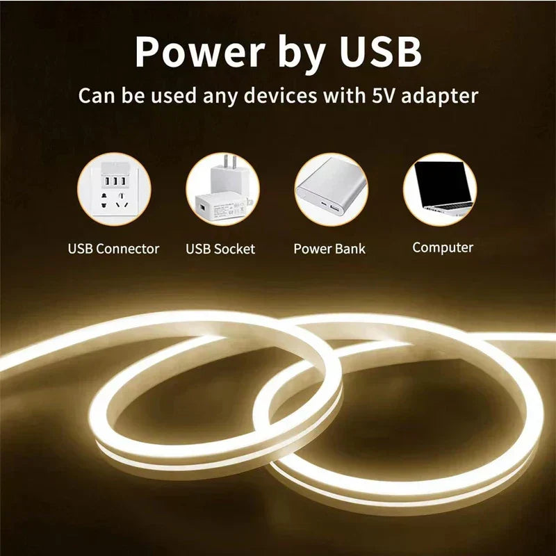LumoBeam samolepicí USB světelný pásek s dotykovým senzorem | Fioriscas