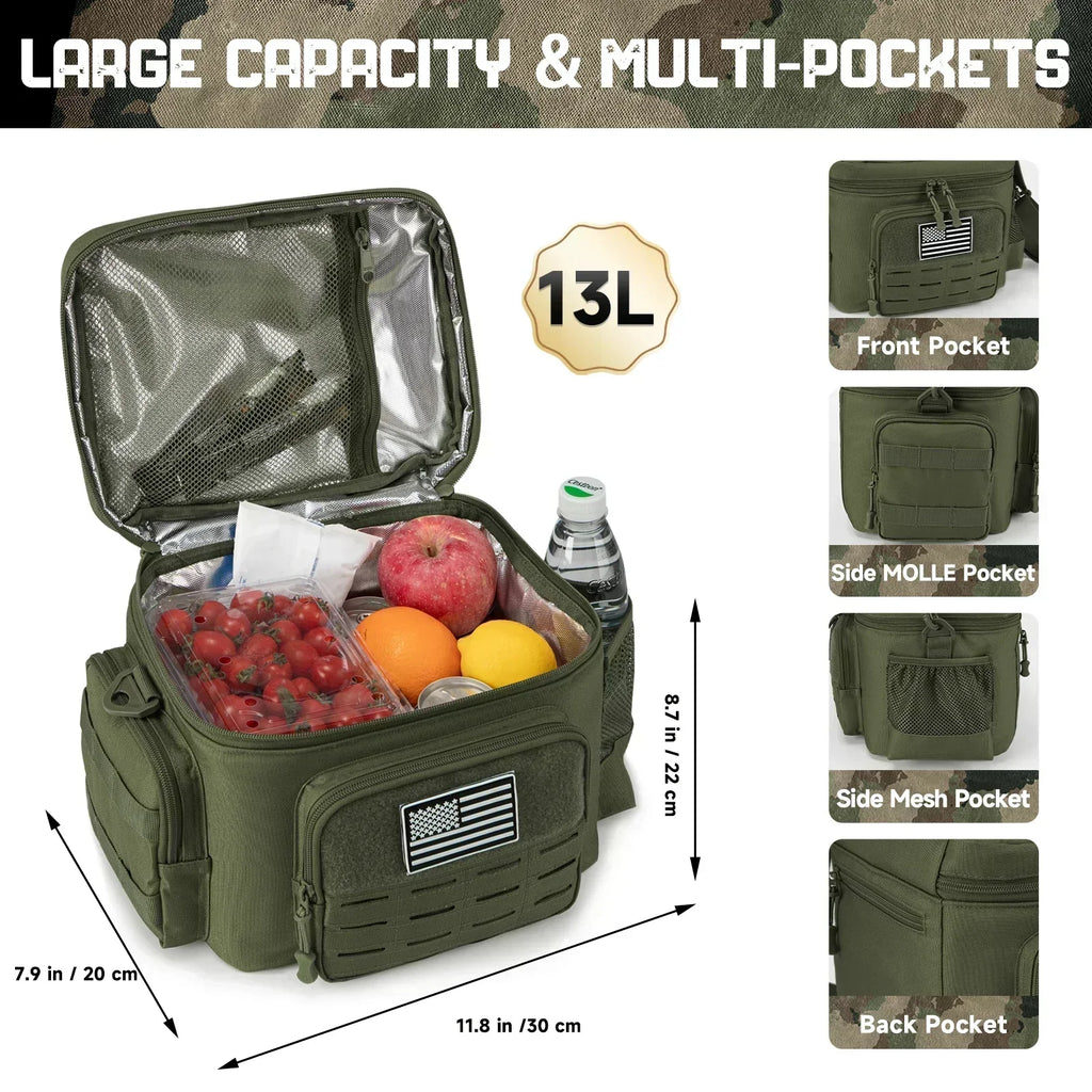 Trailforge Insulated Lunch Bag With Leakproof Cooler Lining