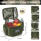 Trailforge Insulated Lunch Bag With Leakproof Cooler Lining