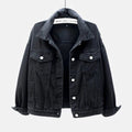 Harborline denim damesjack met knoopsluiting aan de voorkant, comfortabele pasvorm voor elke dag