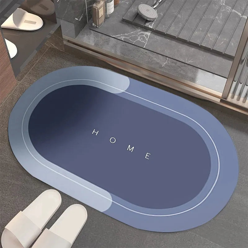 Schnelltrocknende, rutschfeste Badematte mit rutschhemmender Rückseite und starkem Halt