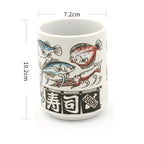 Kiyomi Hand-Painted Japanese Teacups, Collector's Edition