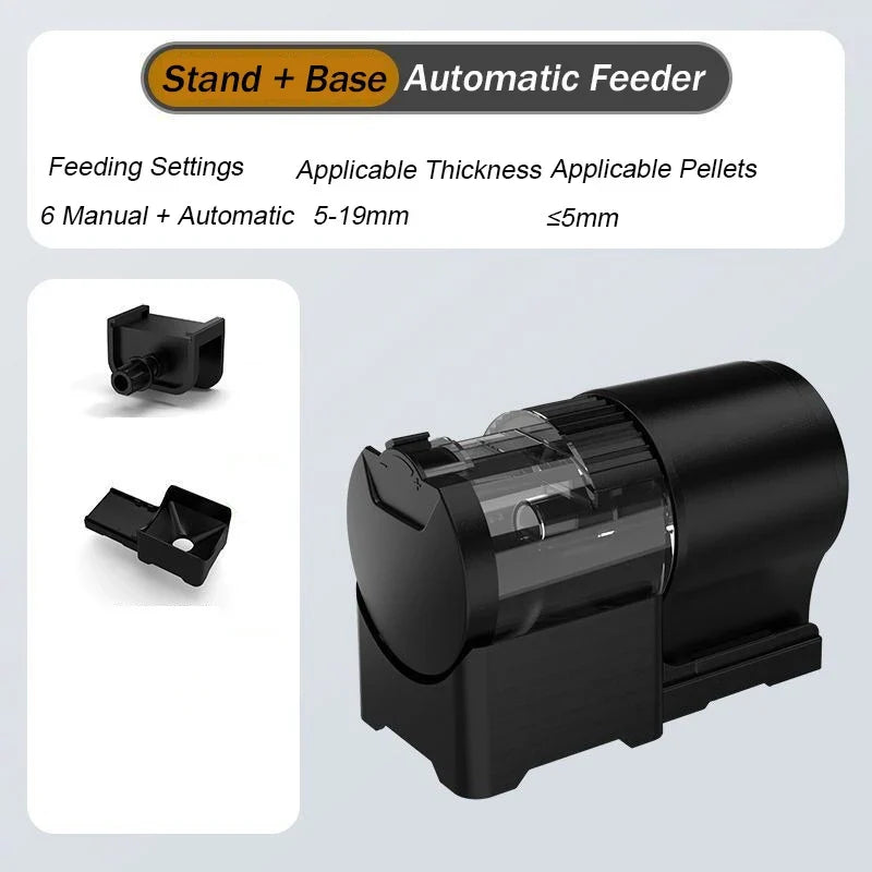 Alimentador automático para tartarugas e peixes, com temporizador programável, compartimento estanque IP66 e capacidade de 100ml | Fioriscas
