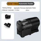 Alimentador automático para tartarugas e peixes, com temporizador programável, compartimento estanque IP66 e capacidade de 100ml | Fioriscas