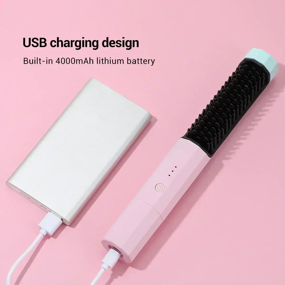 Brosse à cheveux sans fil pour lisser au quotidien | Fioriscas