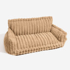 Orthopaedic dog cushion with neck support & fluffy comfort - Fioriscas