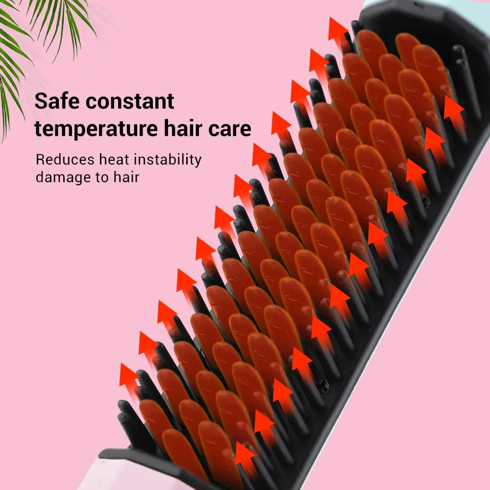 Brosse à cheveux sans fil pour lisser au quotidien | Fioriscas