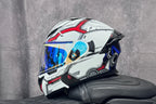 Motorcycle Helmet, Modular Flip-Up Design With Twin-Lens Shield, DOT Certified