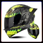 Modular Full-Face Motorcycle Helmet with Dual Visor | Fioriscas