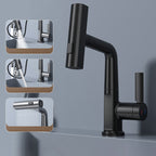 Pull-Out Kitchen Faucet, Aqualine FluxPull 60cm Hose & 360° Swivel