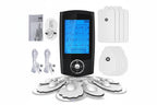 Estimulador muscular TENS EMS com 16 modos e 10 níveis de intensidade para relaxamento | Fioriscas