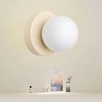 Glass Wall Sconce With G9 Base, Nordic Minimalist Design For Bedroom