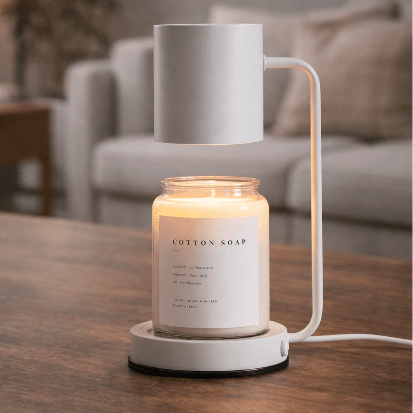 Flameless Candle Warmer Lamp for Safe Room Fragrance - Fioriscas