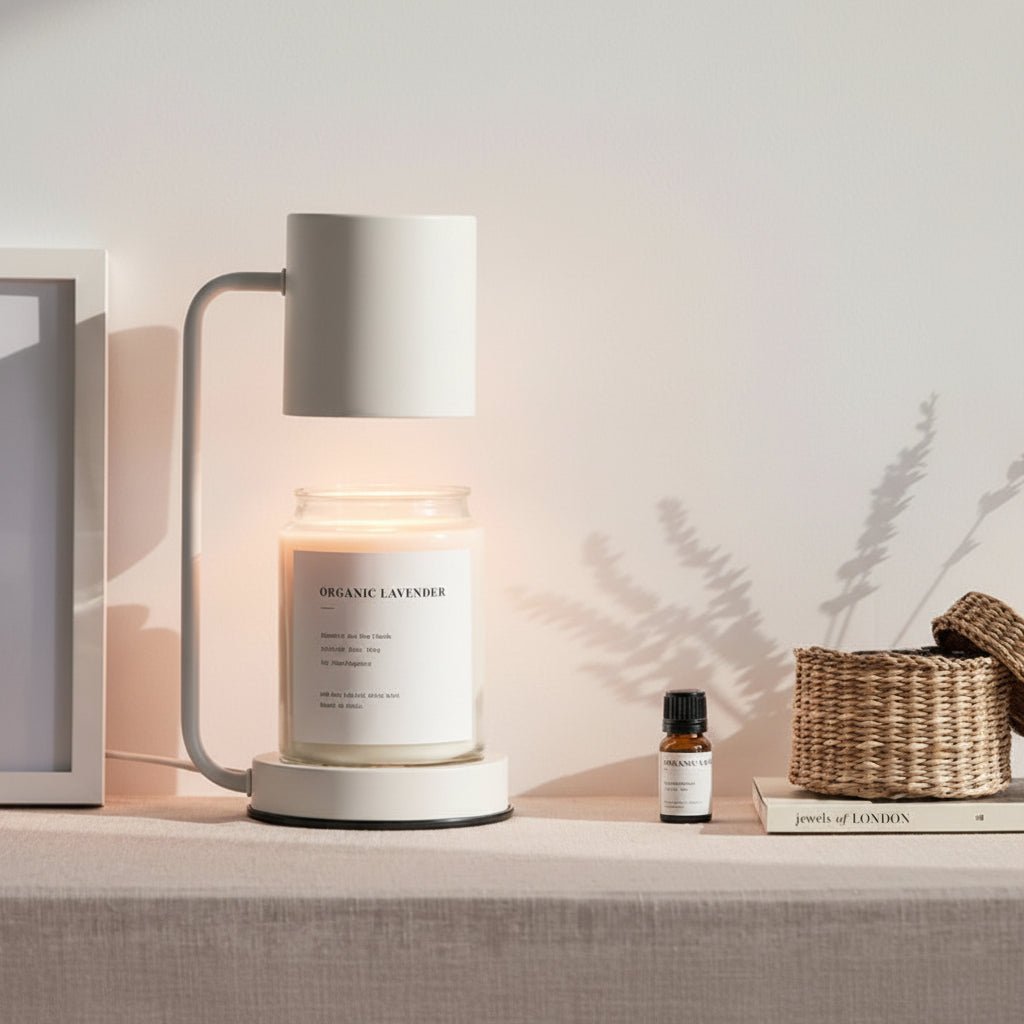 Flameless Candle Warmer Lamp for Safe Room Fragrance - Fioriscas