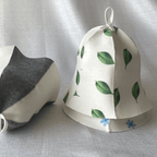 Heat-protective sauna cap in Russian style for relaxed sauna sessions - Fioriscas