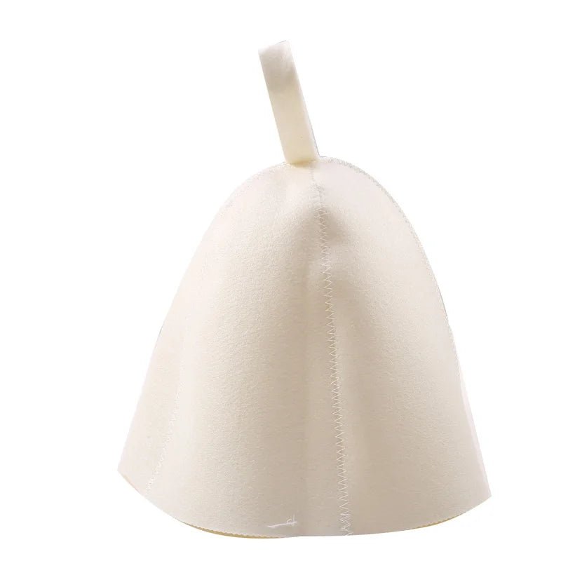 Heat-protective sauna cap in Russian style for relaxed sauna sessions - Fioriscas
