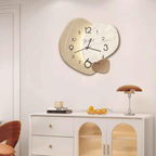 Orologio da parete scandinavo elegante con funzionamento silenzioso - Fioriscas