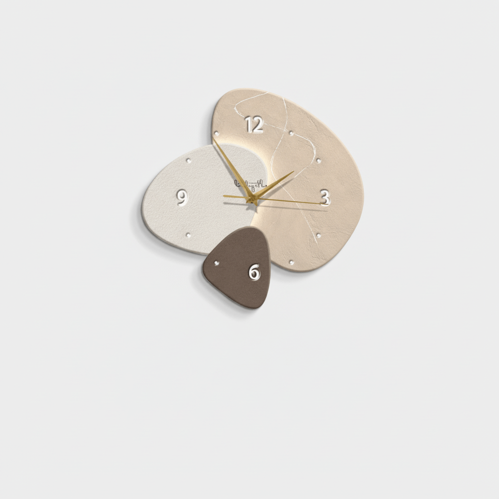 Orologio da parete scandinavo elegante con funzionamento silenzioso - Fioriscas